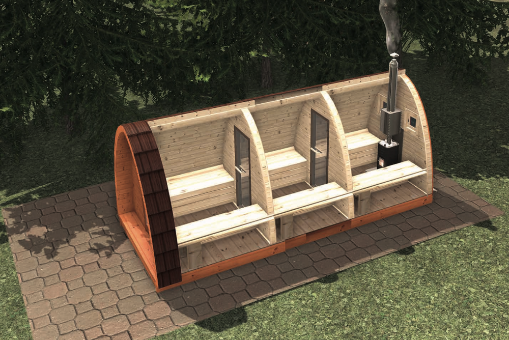 Sauna Iglo 6.0x2.4
